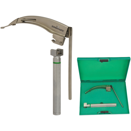 Flexible Laryngoscope Fiber Optic Set With Battery (Aa & C)  Handle