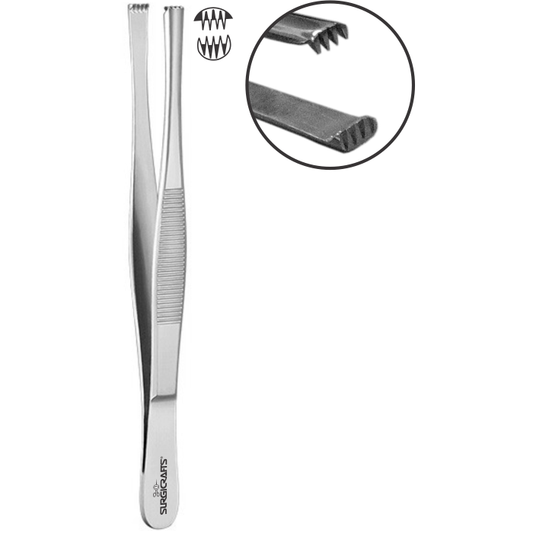 Tissue Forceps 4x5 Teeth