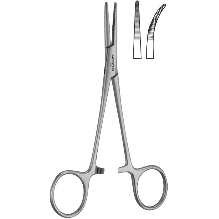 Cairns  Forceps Straight, Box Joint, Curved