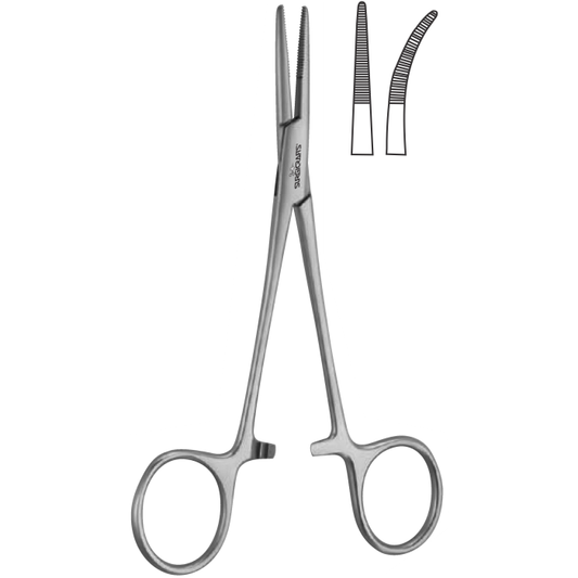 Cairns  Forceps Straight, Box Joint, Curved