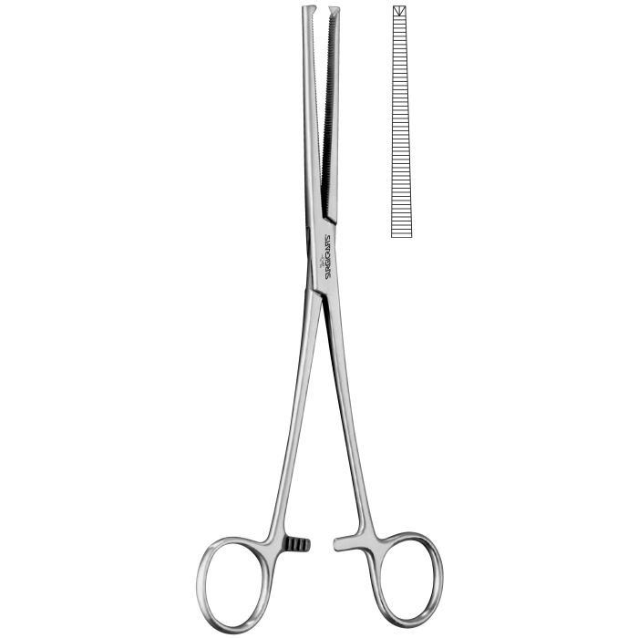 Kocher Ochsner Haemostatic Forceps 1x2 Teeth