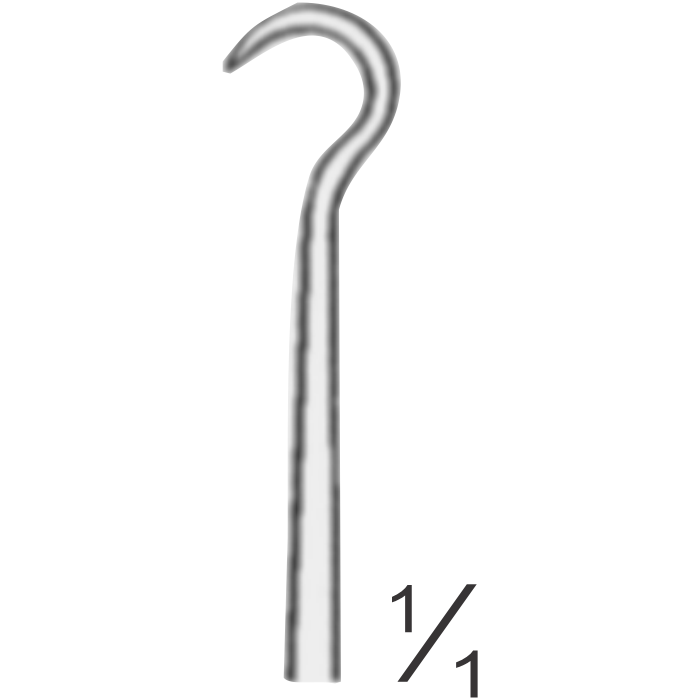 Frazier Hooklet & Skin Hook Sharp