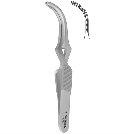 De Bakey Bulldog  Curved Cross Action