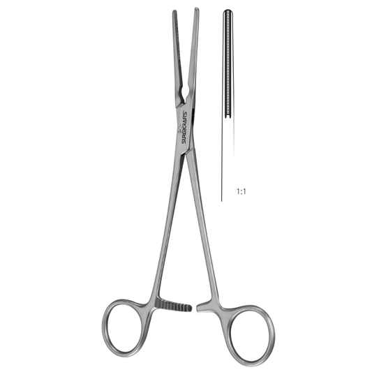 Potts Atraumatic Tissue Clamp Forceps