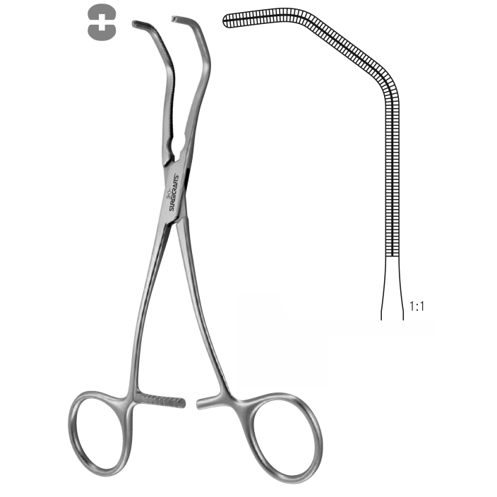 Cooley Vascular Clamp & Atraumatic Cardiovascular Forceps