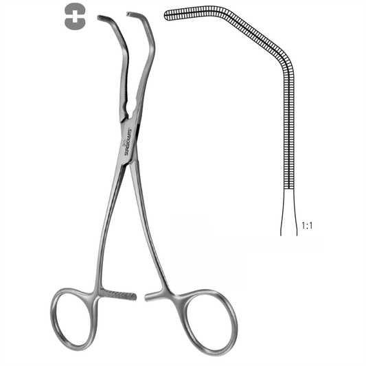Cooley Vascular Clamp & Atraumatic Cardiovascular Forceps