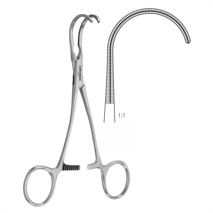 Cooley Acutely Curved Clamps & Atraumatic Cardiovascular Forceps