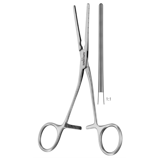 Cooley Patent Ductus Clamp & Atraumatic Cardiovascular Forceps