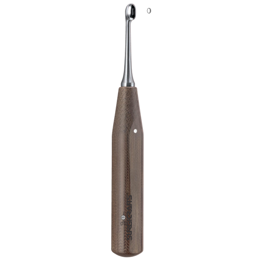Volkmann Bone Curette Oval, Fiber Handle