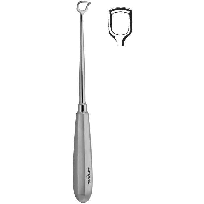 Beckmann Adenoid Curette Straight