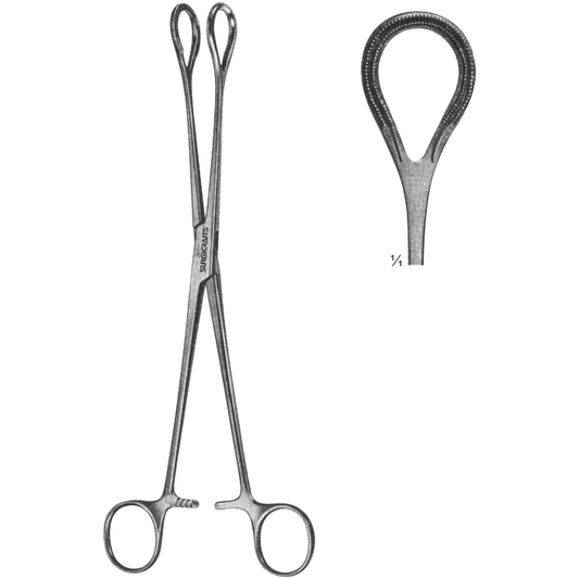 Duval Intestinal & Tissue Grasping Clamp Forceps