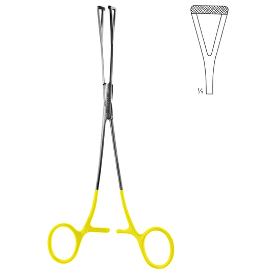 Duval Intestinal & Tissue Grasping Clamp Forceps T.c